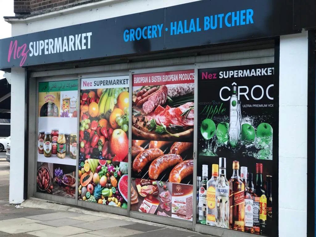 Shop Front Window Graphic in London Magic Sign