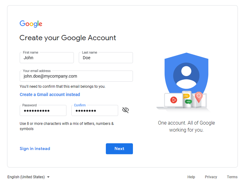 How to Make Google Business Email (Company Gmail Account)