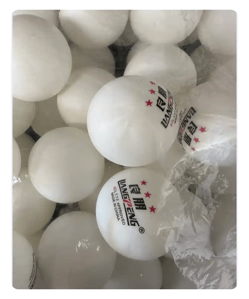 Table Tennis Balls 3 Star in White Color