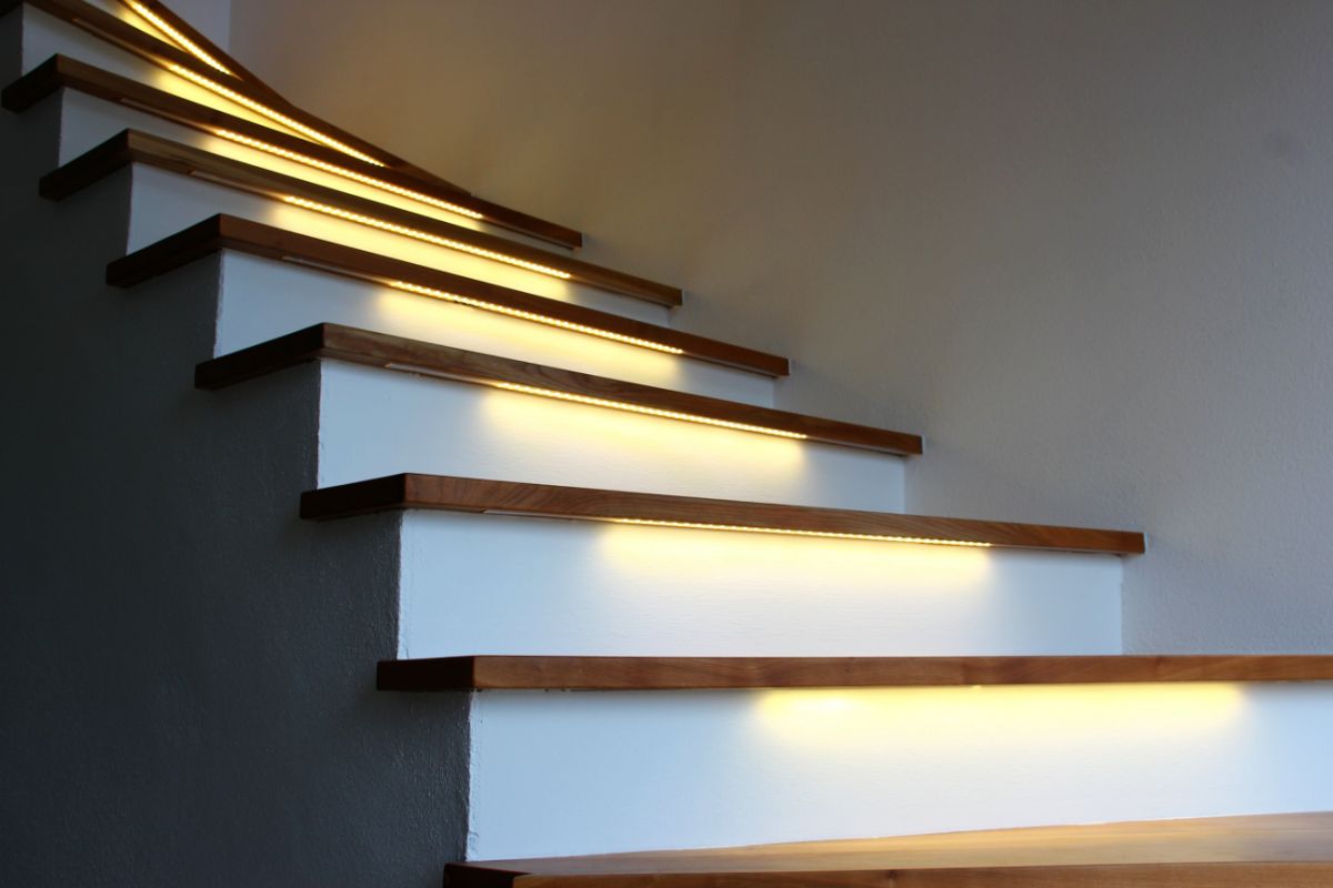 Stair lighting control system smart Magic stair lighting