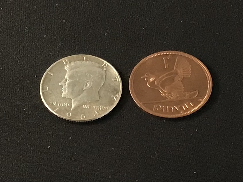 MKS Coin Gaffs Copper Silver 1/2 KENNEDY 1964