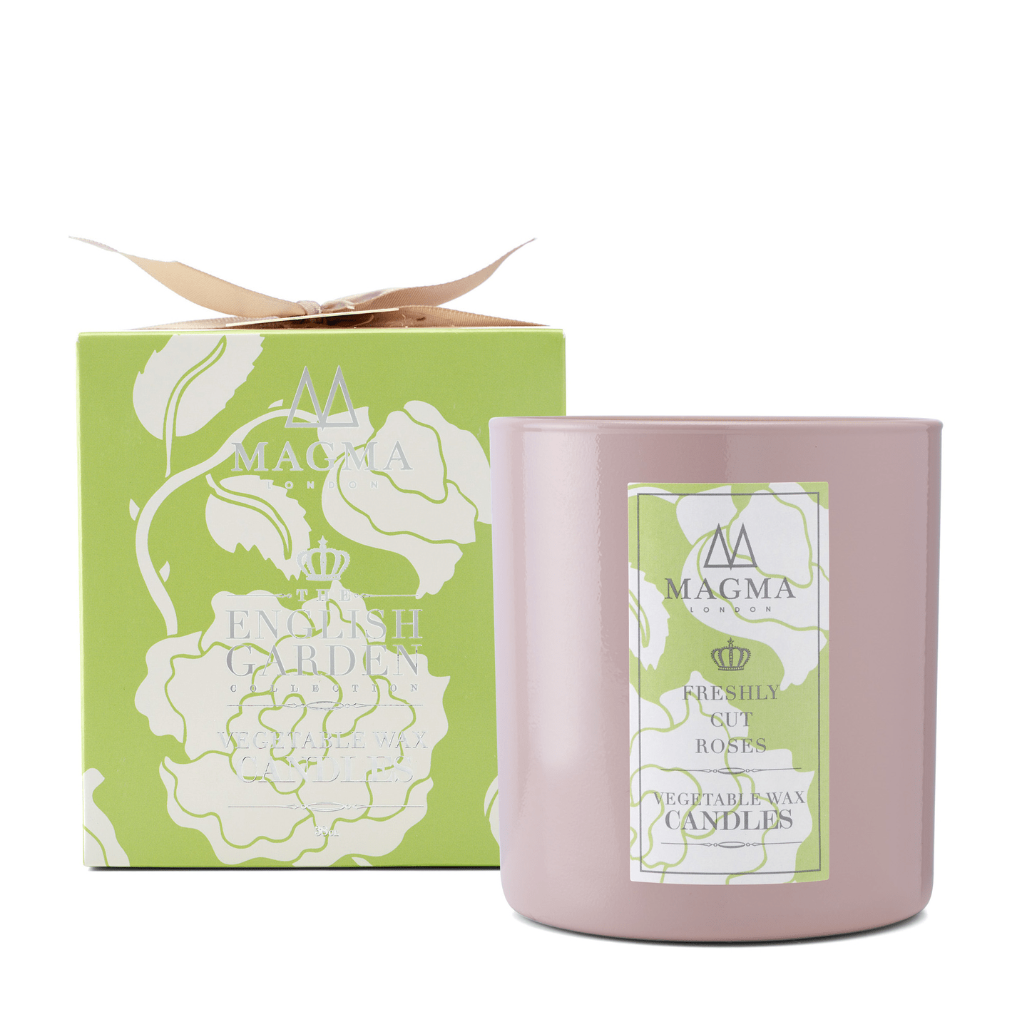 Freshly Cut Rose Large Vegetable Wax Candle Magma London