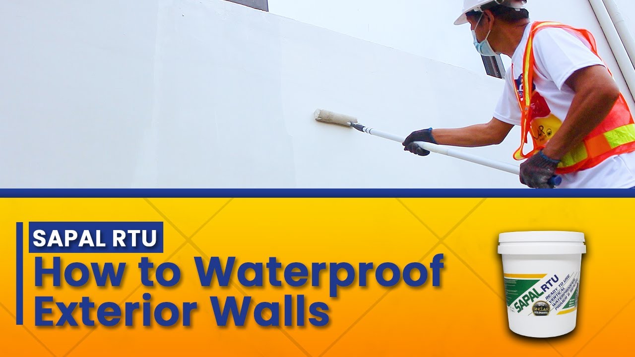 SAPAL RTU How to Waterproof Exterior Walls MAGNA PRIME
