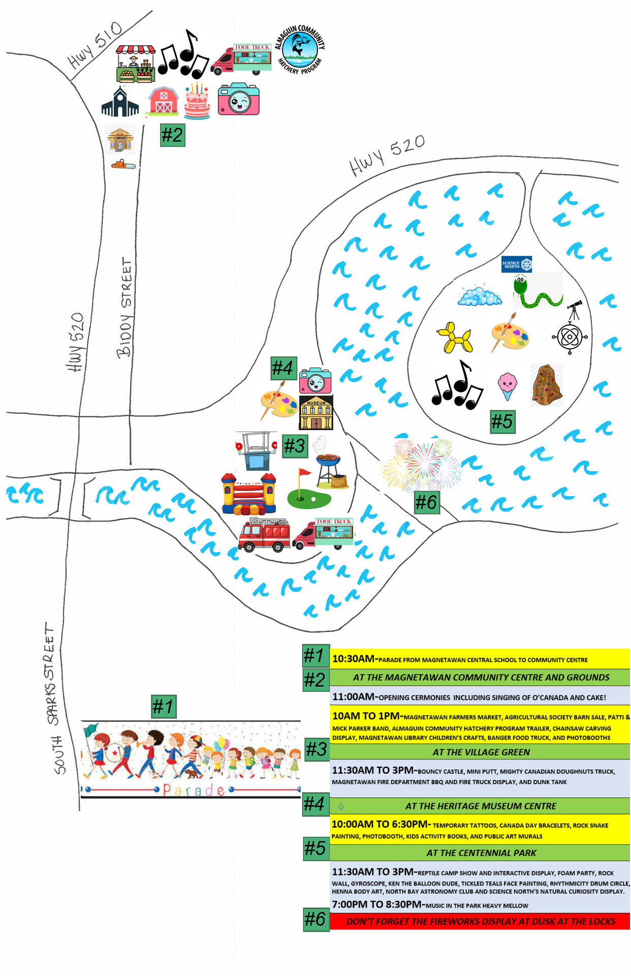 CELEBRATE CANADA DAY IN THE MAG! CANADA DAY LINE UP SATURDAY JULY 1ST