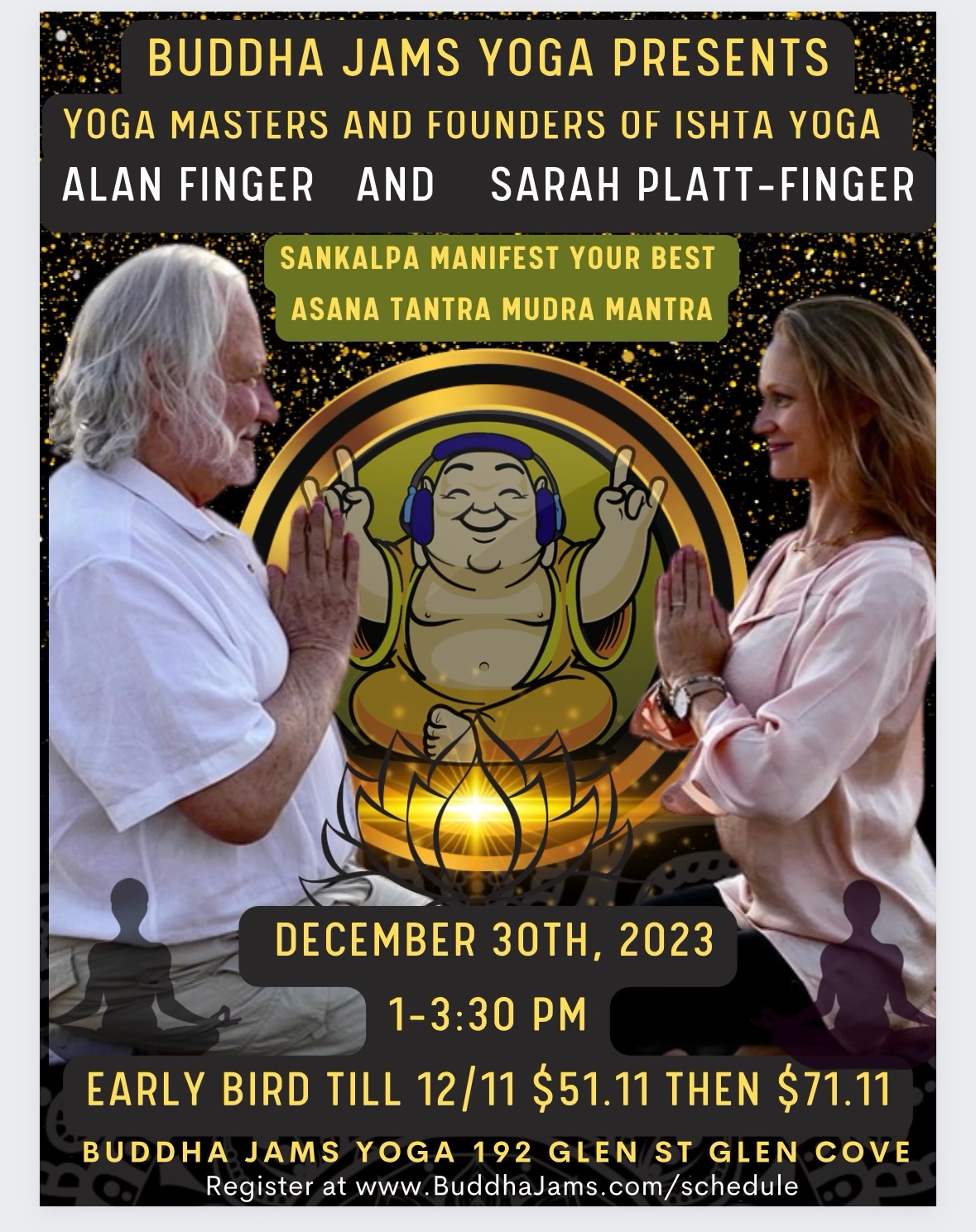 Celebrate the New Year with Yoga Master Legends Alan & Sarah Finger