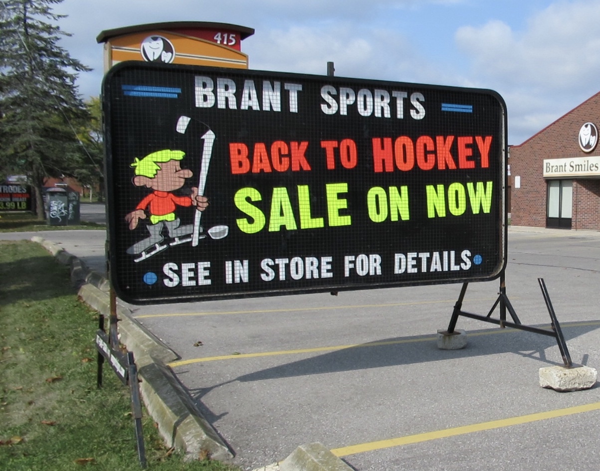 Brantford, Ontario Portable and Mobile Sign Rentals