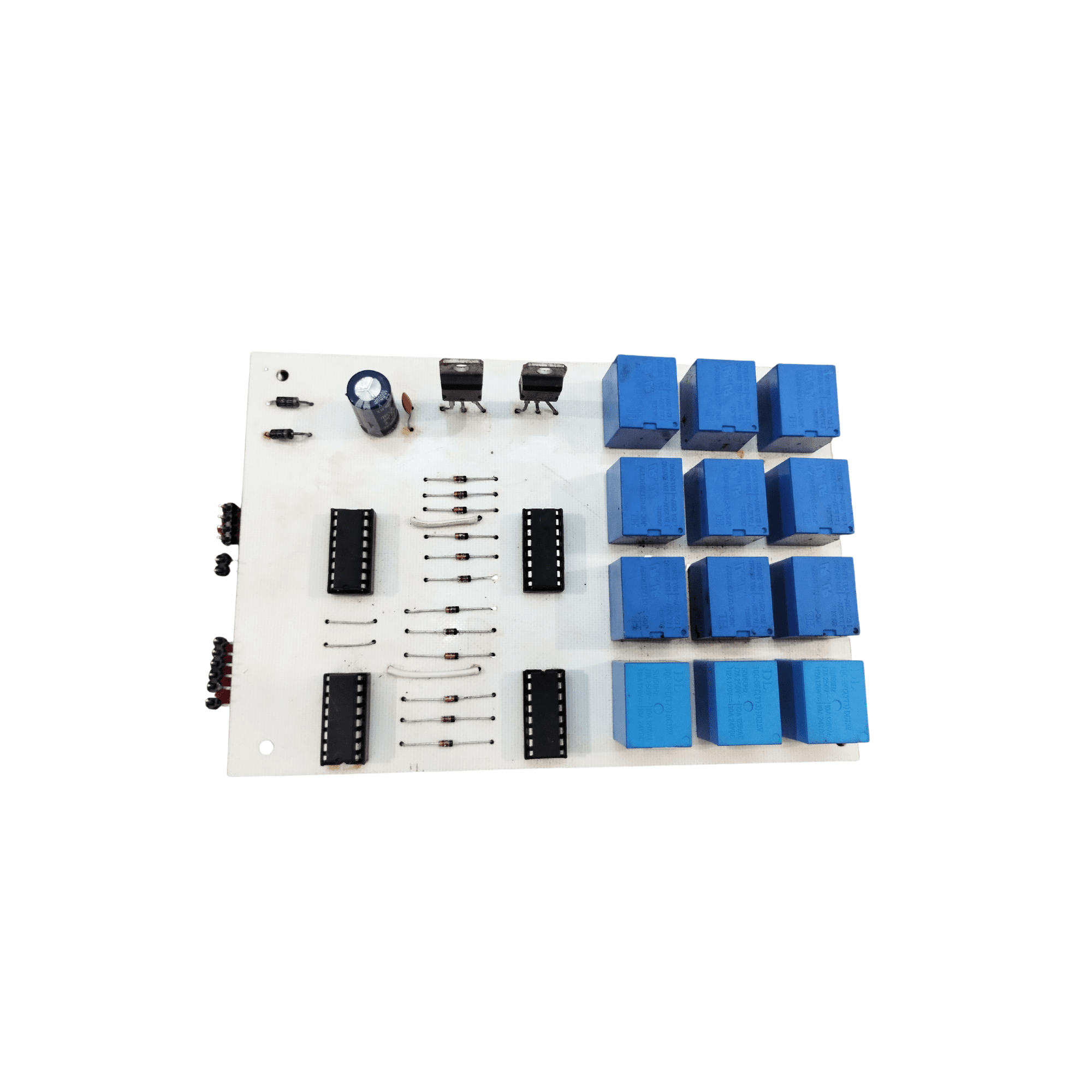 12 Relay Driver Board with 12V & 5V DC PSU Projects For Final Year