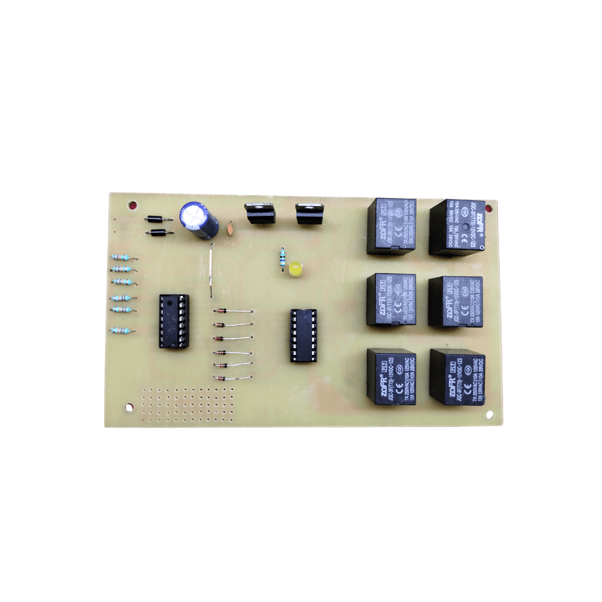 6 Relay Driver Board with 12V & 5V DC PSU Projects For Final Year