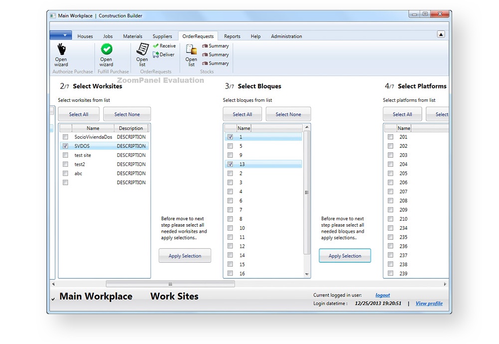 Construction ERP bespoke software for building industry