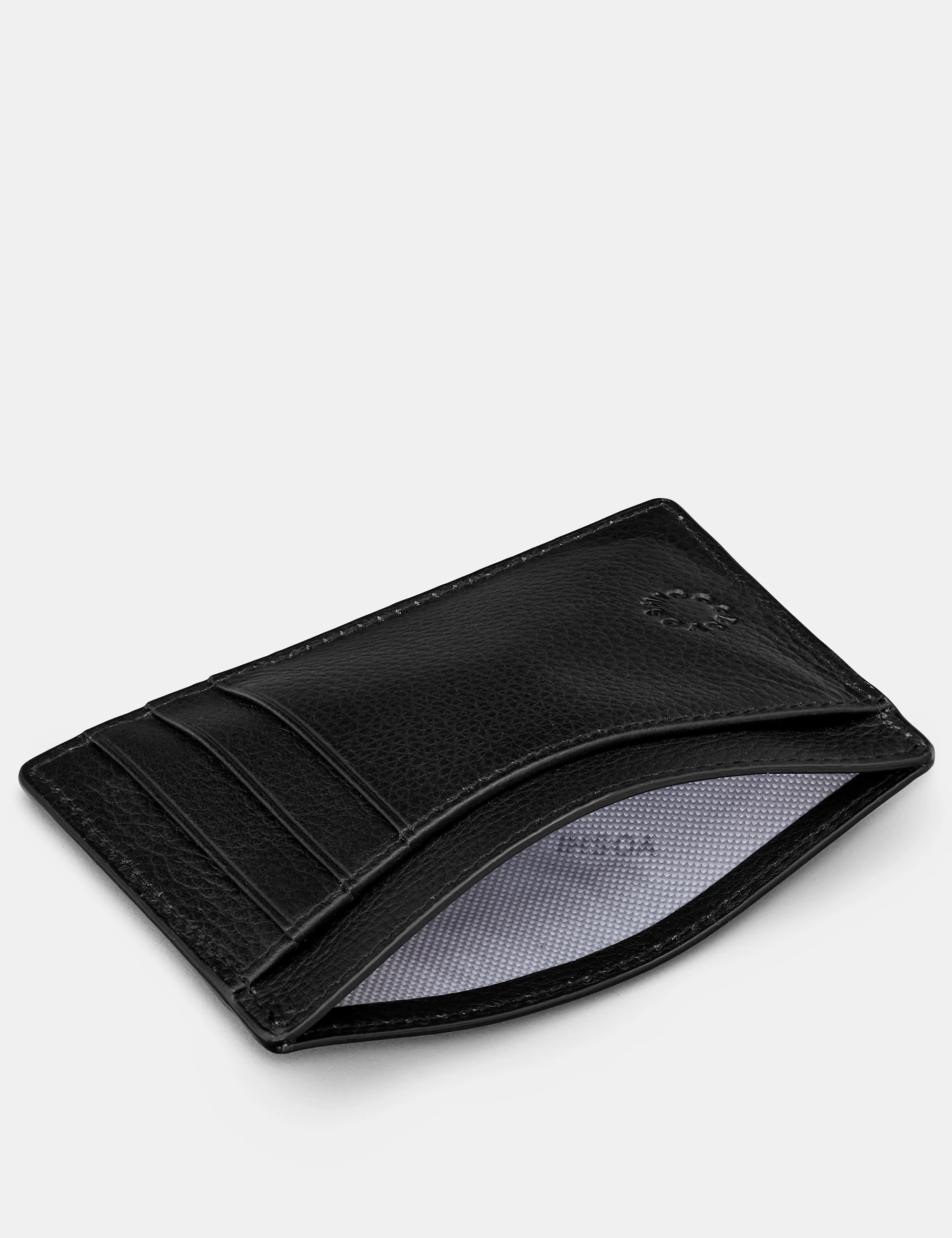 Yoshi Black Card Holder With Window Magpies Nest