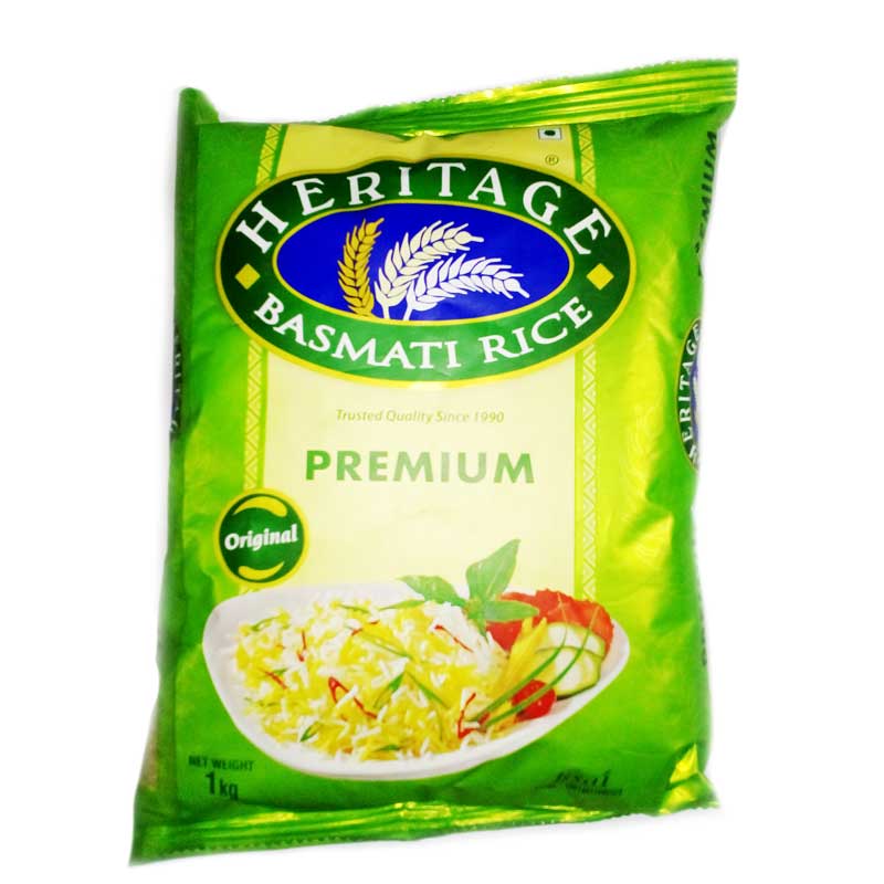 Heritage Basmati Rice, 1kg Magsons Group