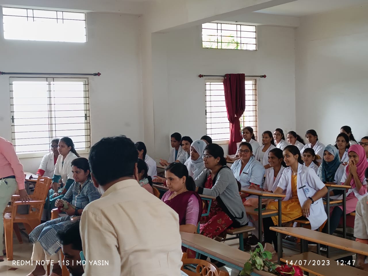 Celebration of Doctors Day 2023 at our College premises. Mahaganapati
