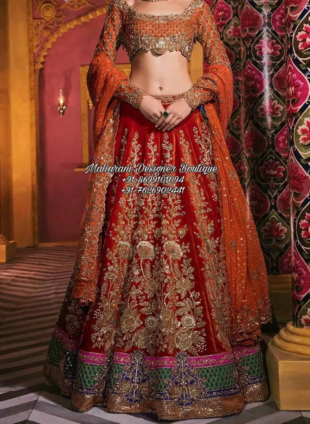 Heavy Bridal Lehenga Maharani Designer Boutique