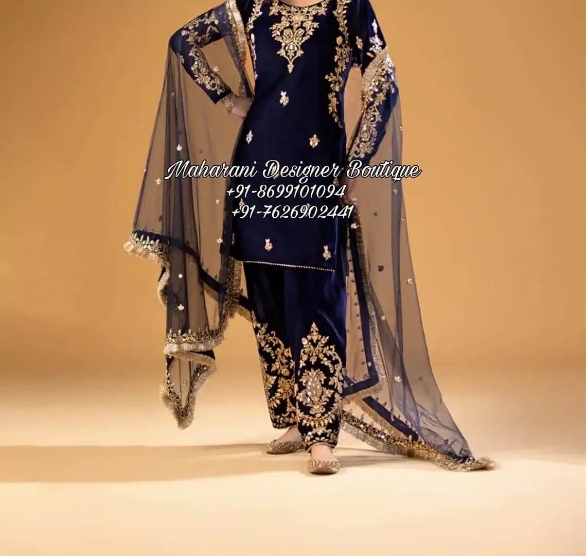 Velvet Punjabi Suits Designs Maharani Designer Boutique