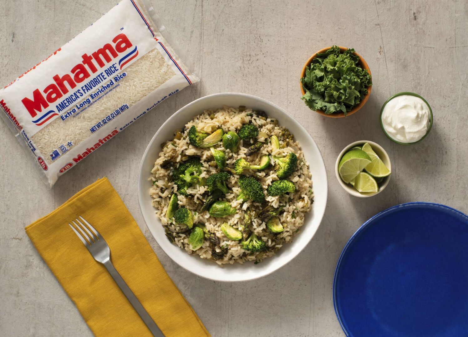 Green Rice with Roasted Vegetables Mahatma® Rice