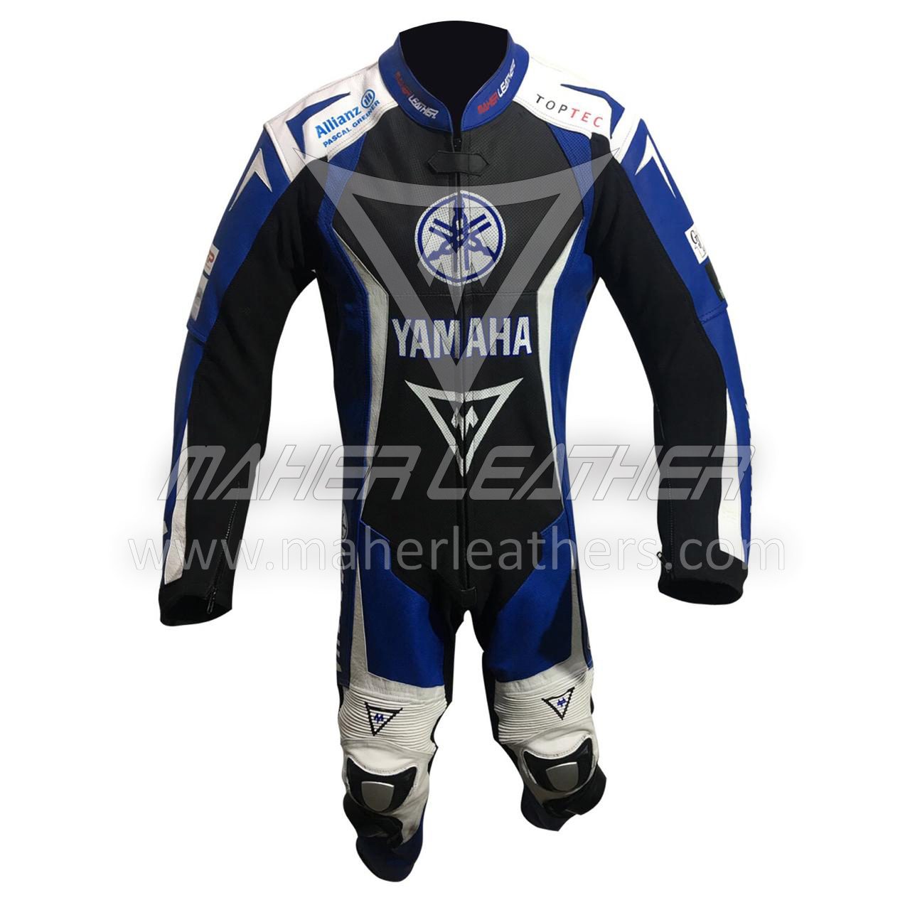 yamaha motorcycle racing suit leather riding apparel