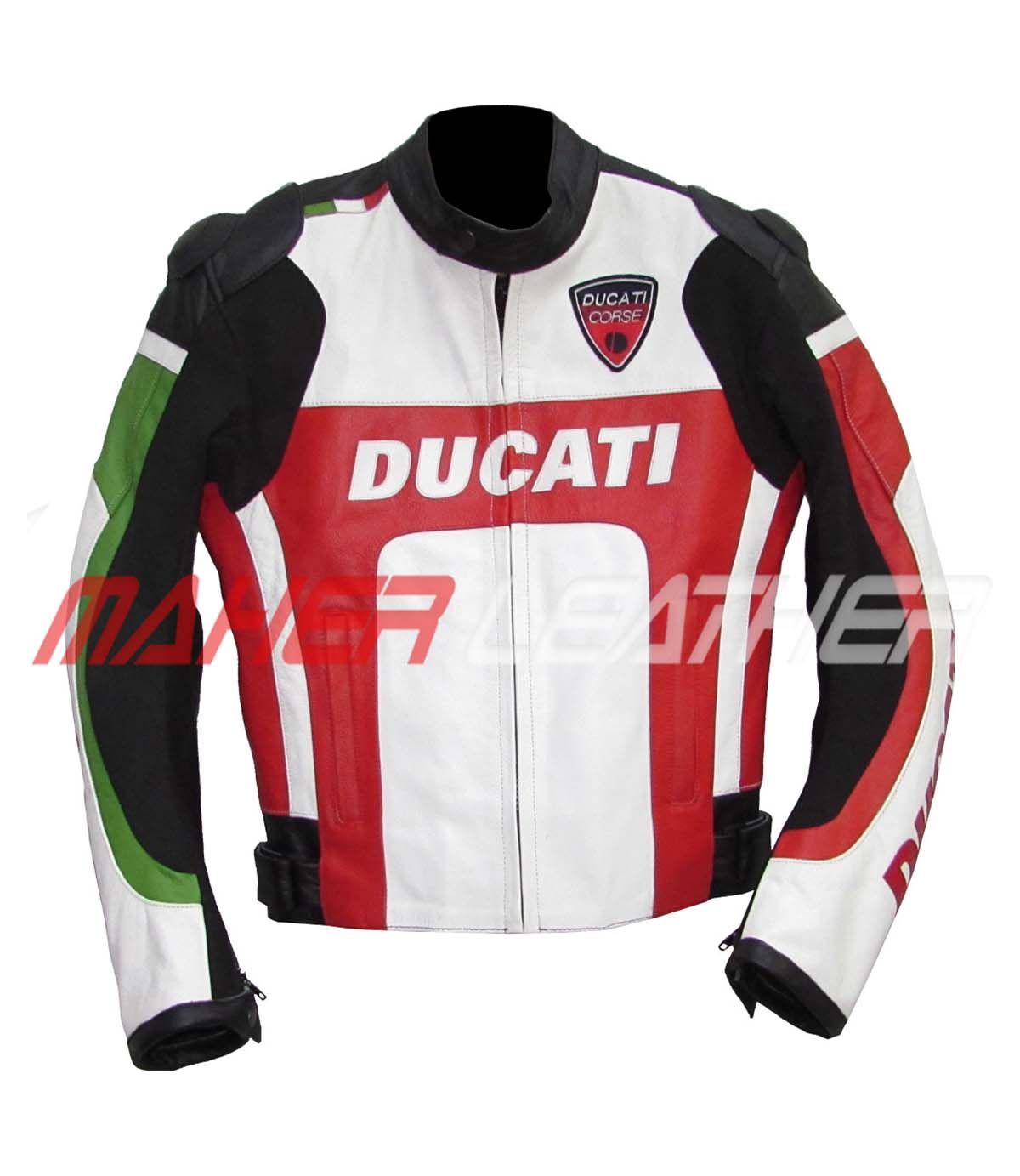 Leather Ducati motorcycle jacket for sale Maher leathers