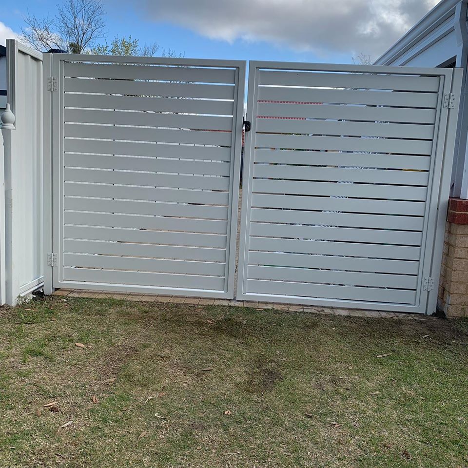 Aluminium Slat Fencing Perth Mahers Fencing