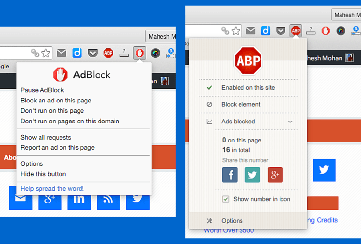 AdBlock vs. Adblock Plus The Ultimate Comparison With Pros & Cons • maheshone