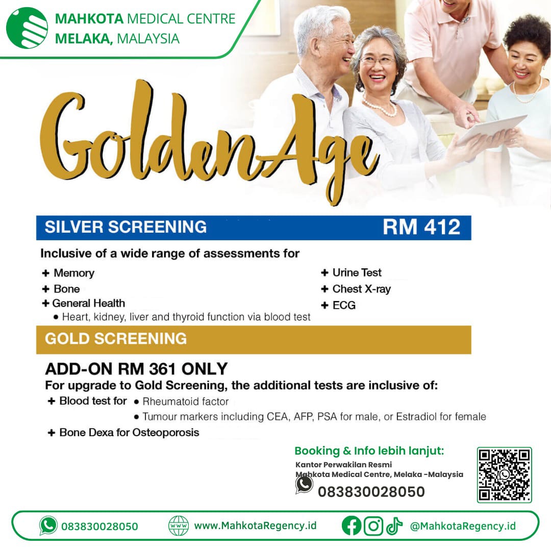 Promo Medical Check Up Di Mahkota Medical Centre U/ Lansia