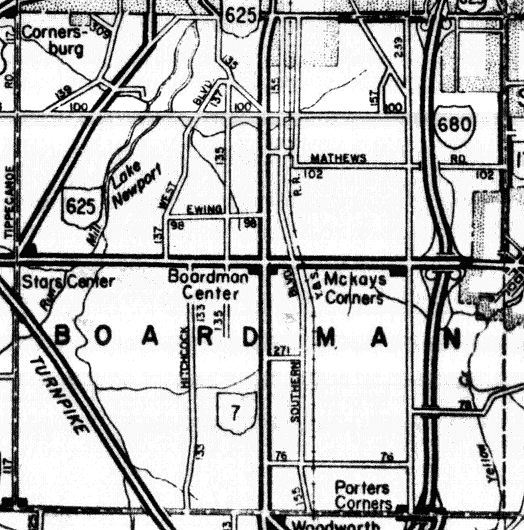 Mahoning County OHGen Project Mahoning County Township Map