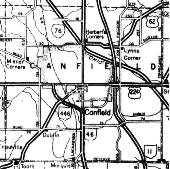 Mahoning County OHGen Project Mahoning County Township Map