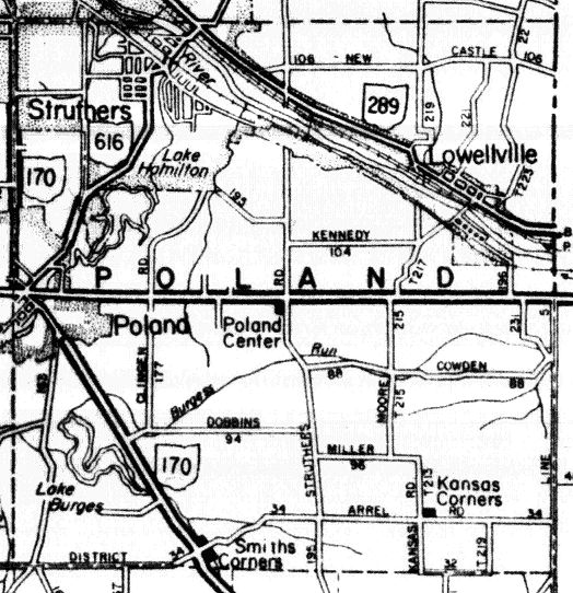 Mahoning County OHGen Project Mahoning County Township Map