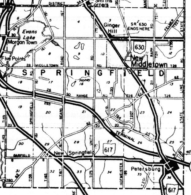Mahoning County OHGen Project Mahoning County Township Map