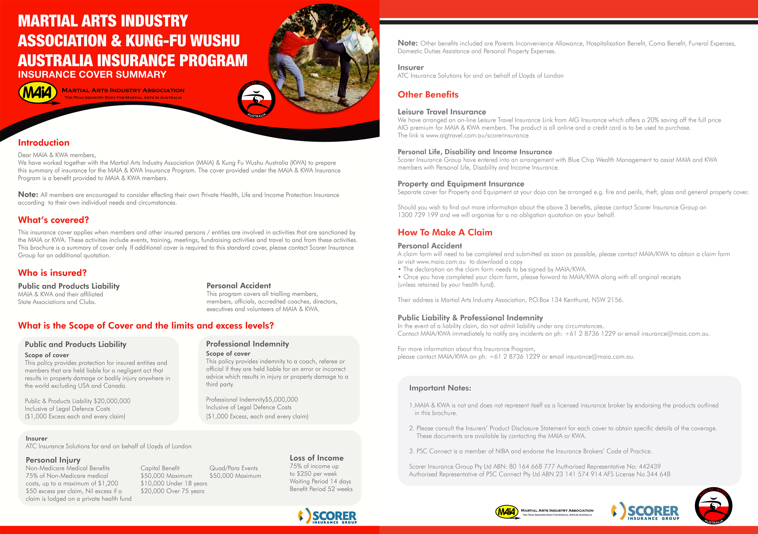 Insurance Martial Arts Industry Association