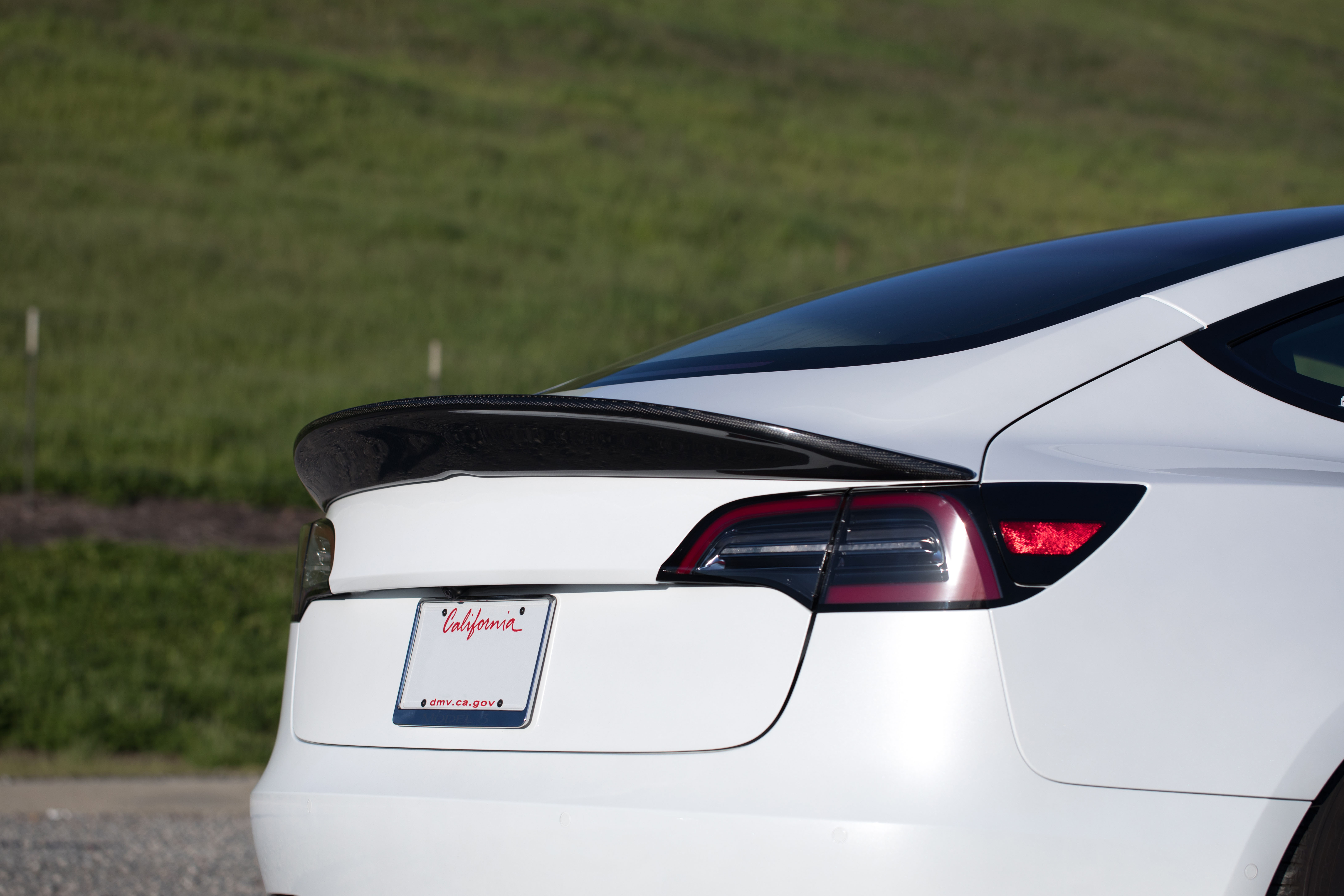 Carbon Fiber Rear Spoiler For Tesla Model 3 Maier Electric Vehicles
