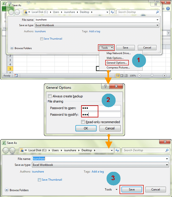 Password Protect Excel File and Excel Sheet/Workbook/Spreadsheet/Worksheet