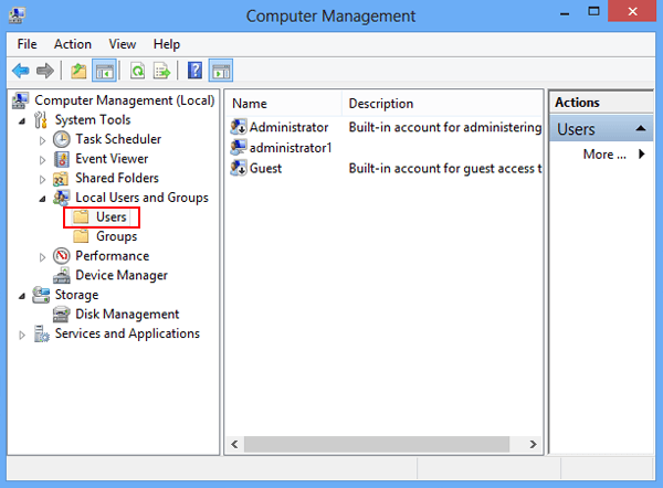 Enable and Disable Administrator Account on Windows 8/8.1