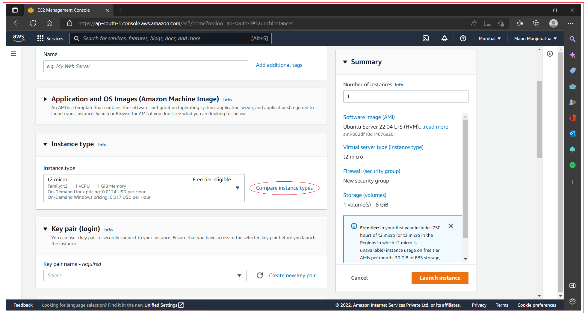 How to launch a virtual machine from AWS EC2 java4coding
