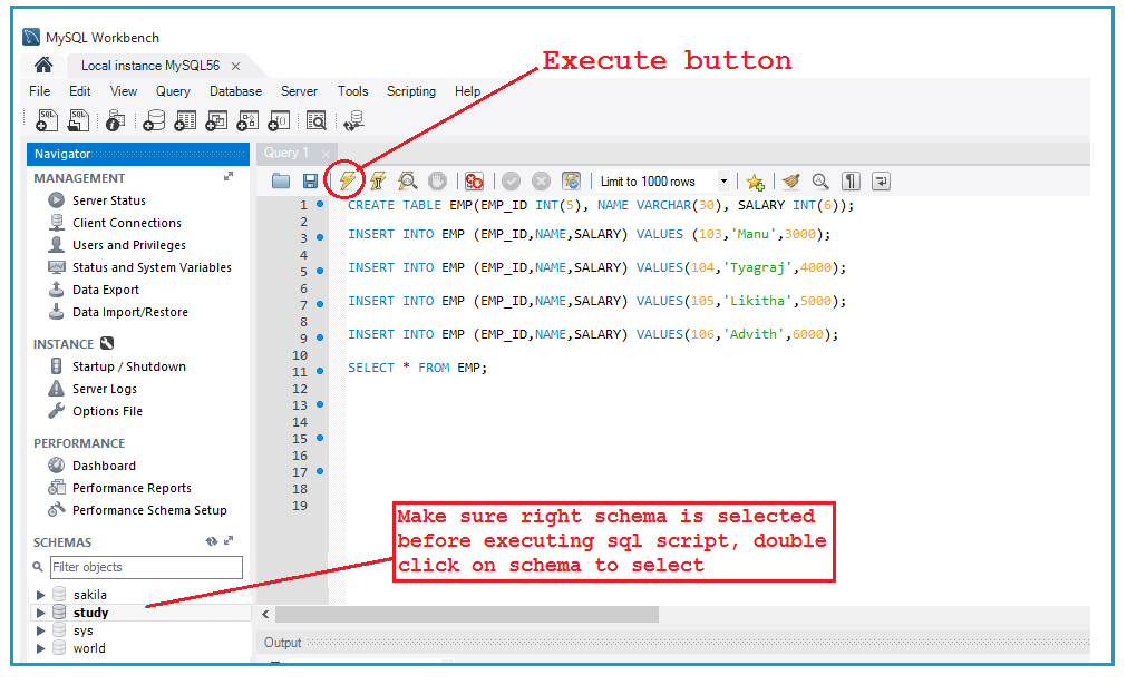 MySQL Workbench java4coding