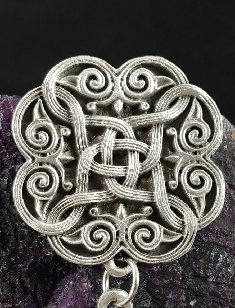 Celtic Knot Rosette Token Hanger Sheldon Pewter