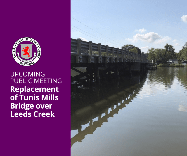 Tunis Mills Road over Leeds Creek Bridge Replacement Talbot County