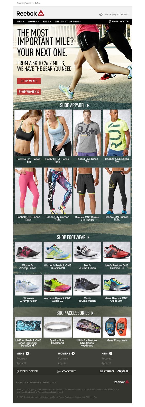 25 Examples of Sportswear Brands' Marketing Emails MailBakery