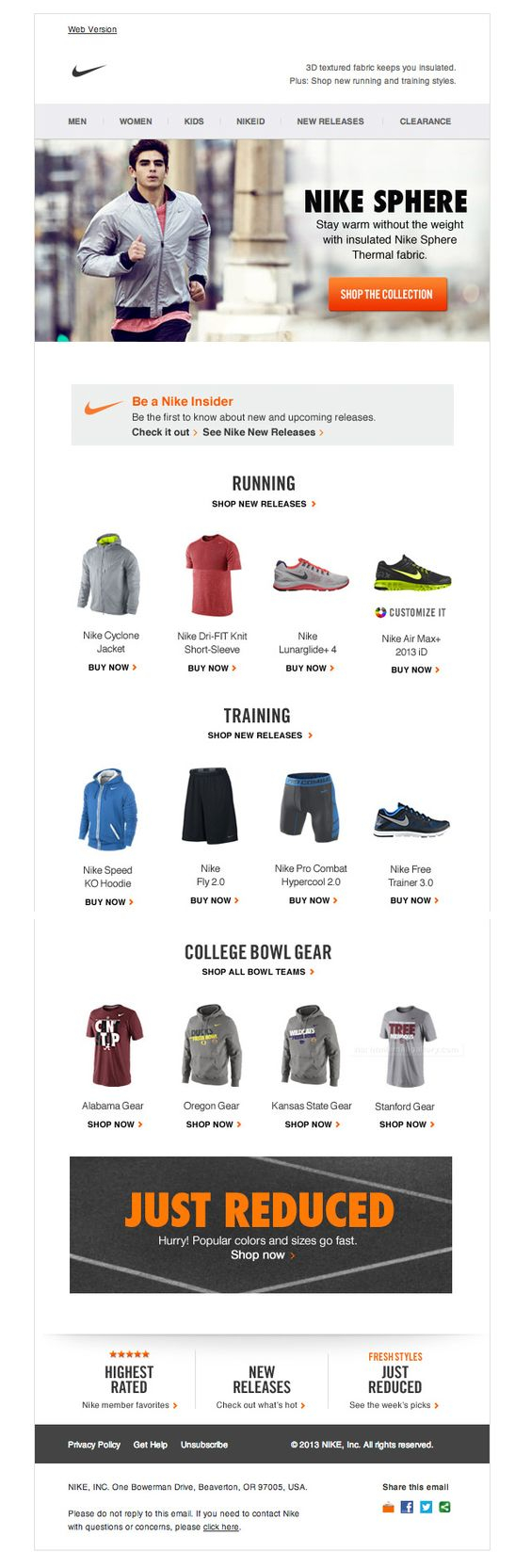 25 Examples of Sportswear Brands' Marketing Emails MailBakery