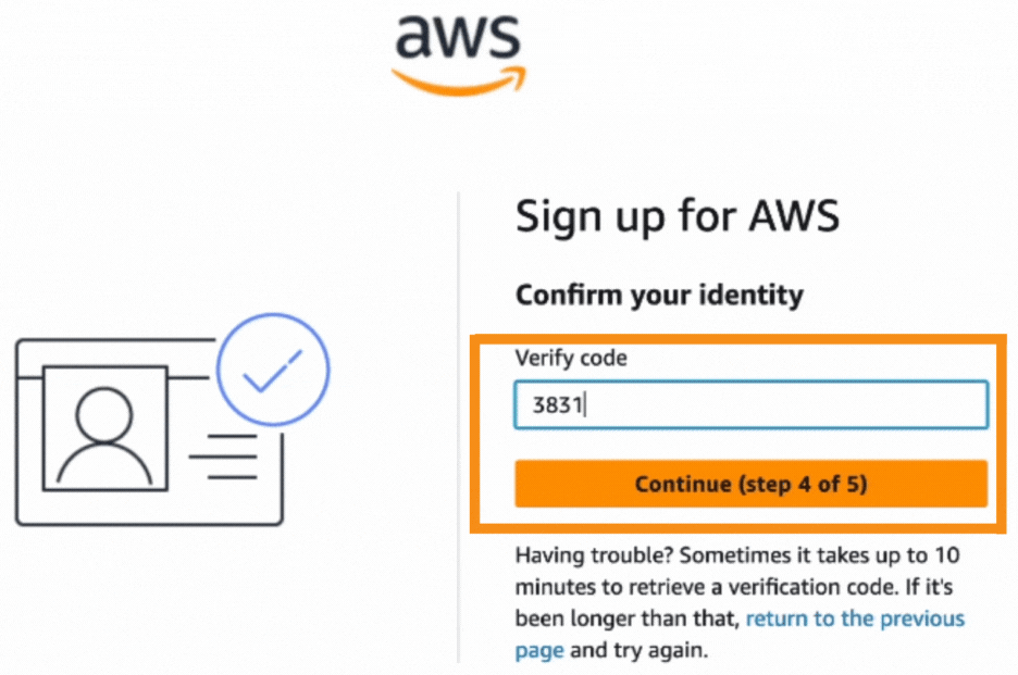 Create an AWS account and connect with MailBluster