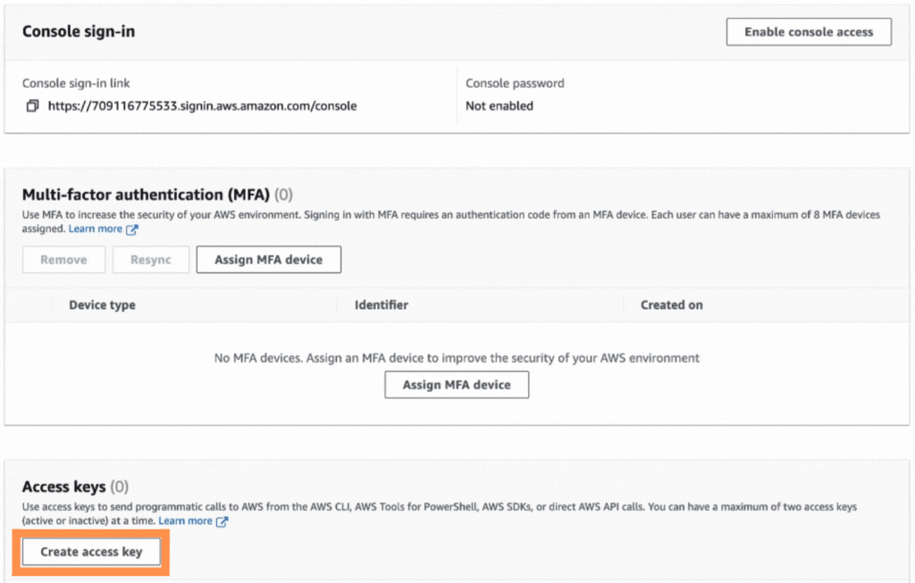 Create an AWS account and connect with MailBluster