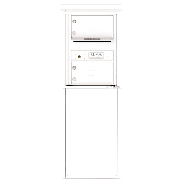 Free Standing Mailbox with 2 Tenant Compartments Mailboxes