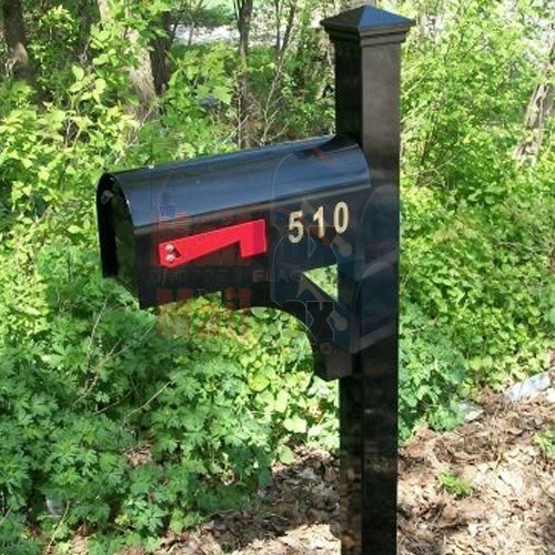 Patriot Package Aluminum 4x4 Post with Vandal Resistant mailbox