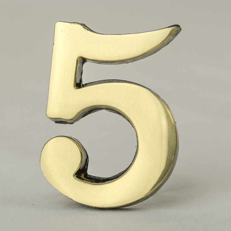 2 inch Brass Numbers Mailbox Makeovers