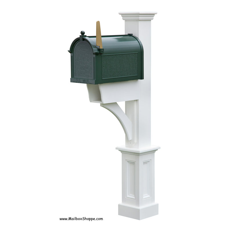 Madison Vinyl Mailbox Post