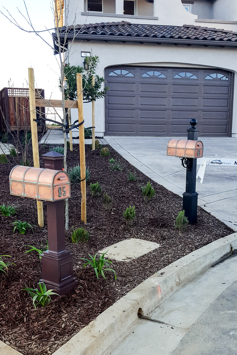 Services project planning, street sign and mailbox installation