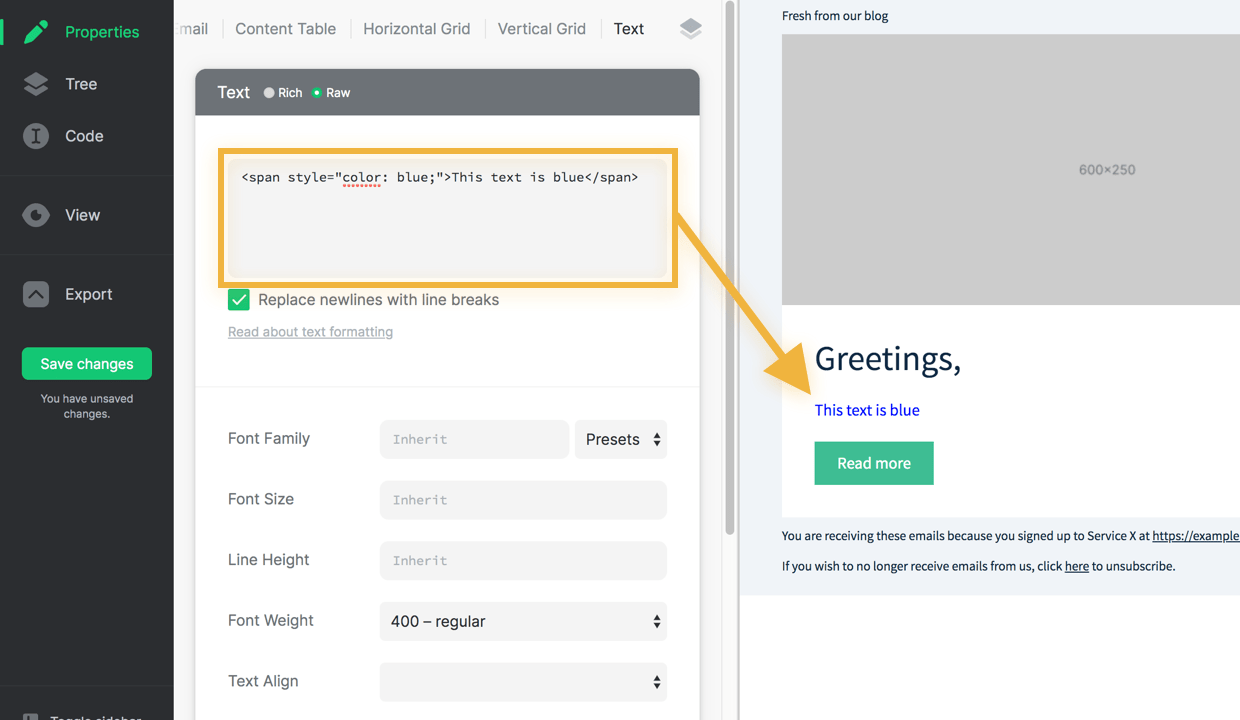 Raw HTML » MailDeveloper