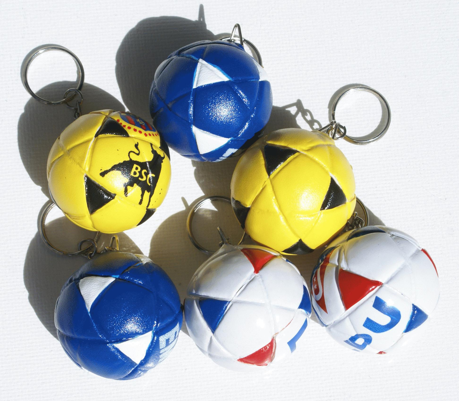 Soccer ball keychains, jewelry, carvings, handicrafts wholesale from Ecuador