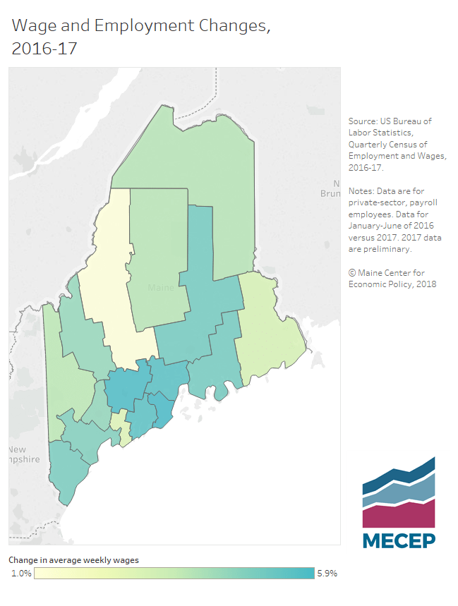 Minimum wage increase contributes to Maine’s largest annual wage gain