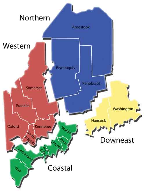 Maine Expanded Archery Zones Maps