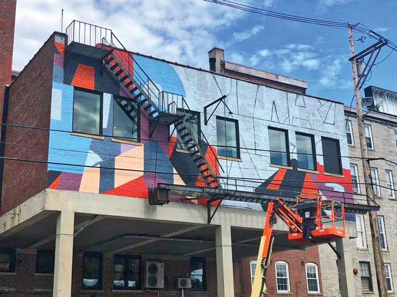 New Murals Bring Life to Old Walls Maine Boats Homes & Harbors